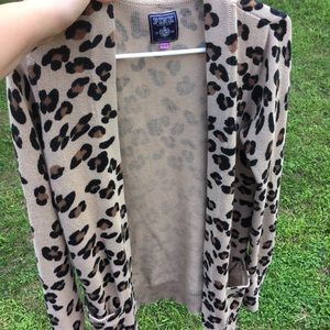 Vintage PINK leopard sweater